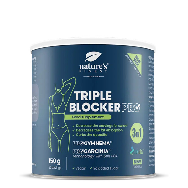  Nature's Finest Nature's Finest Triple Blocker Pro | Formula Avanzata Blocca-carbo + Controllo Voglie | Id-alg, Progymnema + Progarcinia Per Supporto Grassi E Appetit 
