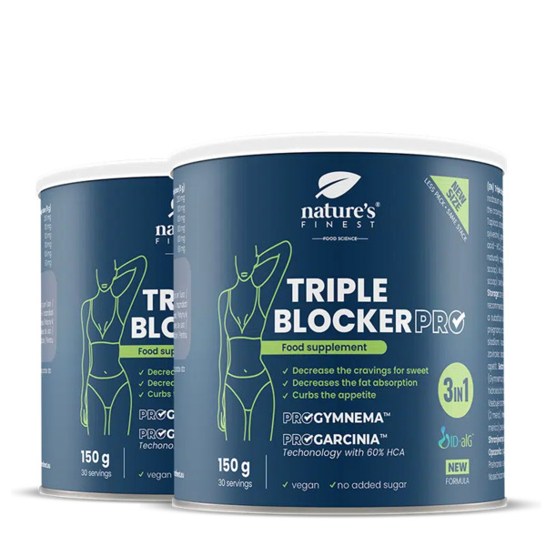  Nature's Finest Nature's Finest Triple Blocker Pro | Formula Avanzata Blocca-carbo + Controllo Voglie | Id-alg, Progymnema + Progarcinia Per Supporto Grassi E Appetit 