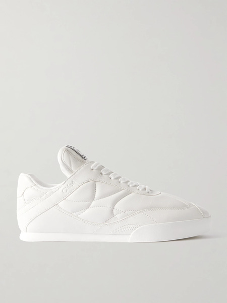  Chloé Chloé - Kick Quilted-leather Sneakers - White 
