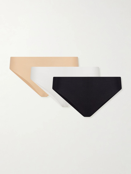  Commando Commando - Three-pack Cotton-blend Briefs - Multi 