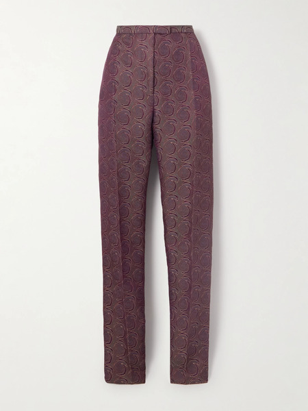  Dries Van Noten Dries Van Noten - Jacquard Skinny Pants - Purple 