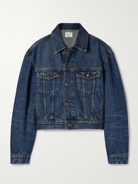  Frame Frame - The Curve Denim Jacket - Mid Denim 