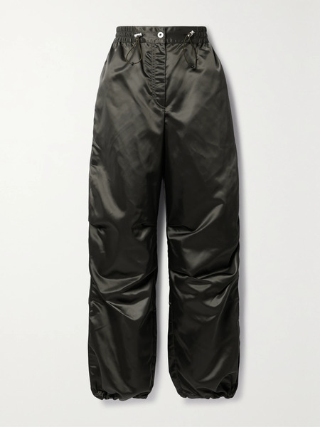  Halfboy Halfboy - Shell Wide-leg Pants - Army Green 