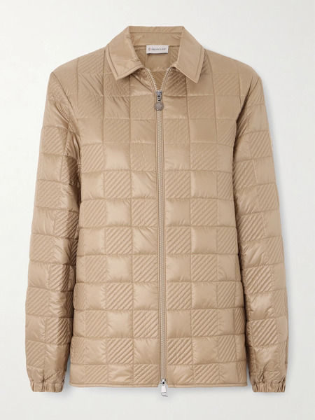  Moncler Moncler - Quilted Shell Jacket - Light Brown 