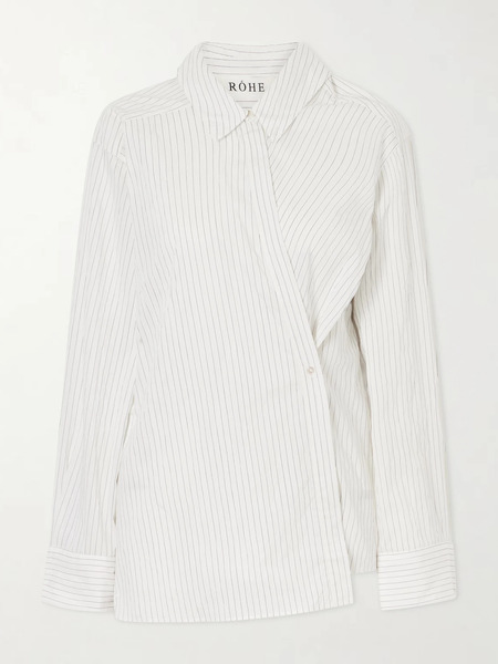  Róhe Róhe - Striped Crepon Shirt - Multi 