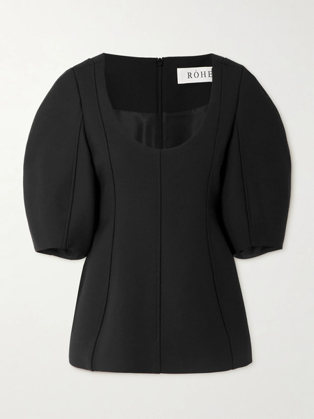  Róhe Róhe - Wool-blend Top - Black 