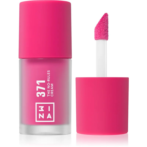  3ina The No-rules Cream Makeup Multi-funzione Per Occhi, Labbra E Viso Colore 371 - Electric Hot Pink 8 Ml 