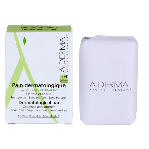  A-derma Gli Essenziali Dermatological Bar Pane Dermatologico Detergente Per Pelli Sensibili E Irritate 100 G 