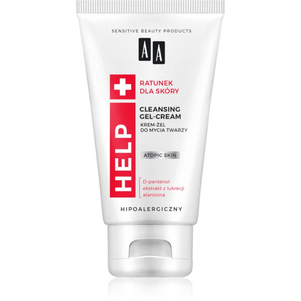 Aa Cosmetics Help Atopic Skin Crema-gel Detergente Per Pelli Secche E Atopiche Senza Profumazione 150 Ml 