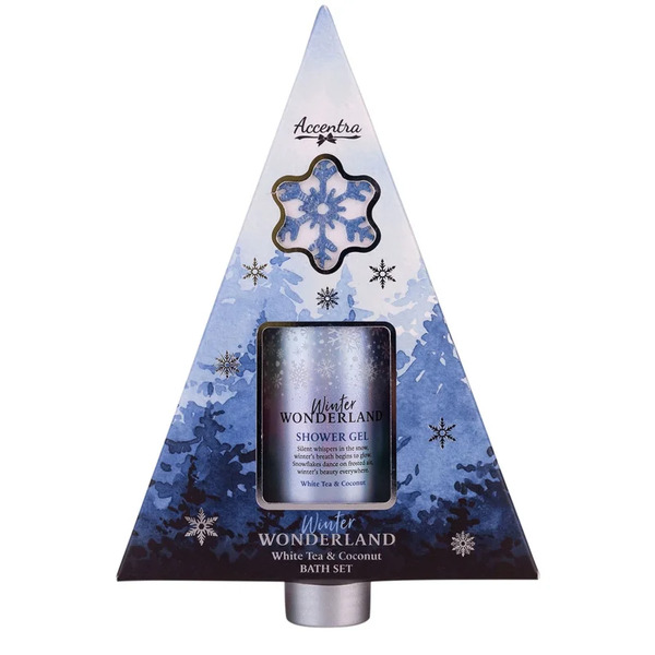  Accentra Winter Wonderland White Tea & Coconut Confezione Regalo Per Il Bagno Profumi White Tea & Coconut 