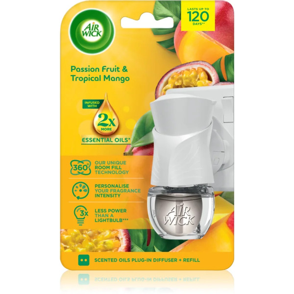  Air Wick Electric Passion Fruit & Tropical Mango Diffusore Elettrico Per Ambienti Con Ricarica 199 Ml 