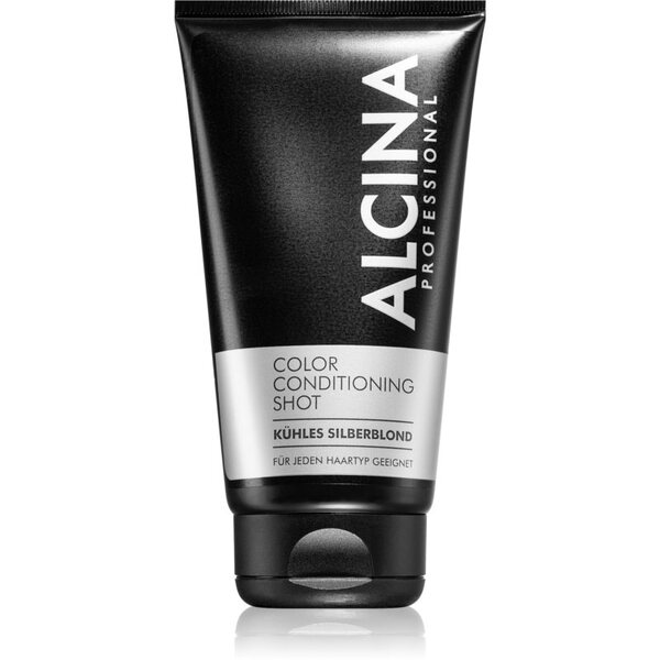  Alcina Color Conditioning Shot Silver Balsamo Colorato Per Esaltare Il Colore Dei Capelli Colore Cold Silver Blond 150 Ml 