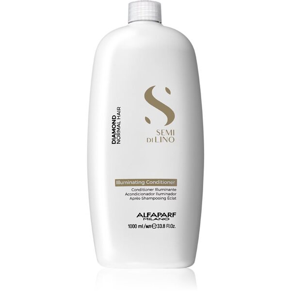  Alfaparf Milano Semi Di Lino Diamond Illuminating Balsamo Illuminante Per Capelli Lucenti E Pettinabili 1000 Ml 