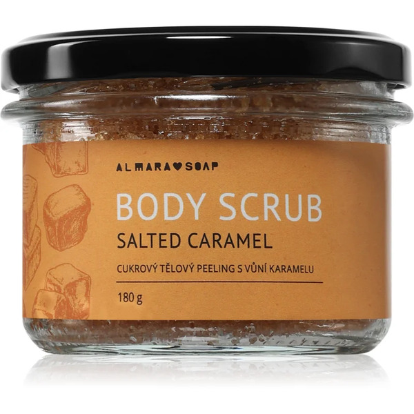  Almara Soap Body Scrub Scrub Corpo Allo Zucchero Per La Cellulite Con Profumazione Salted Caramel 180 G 