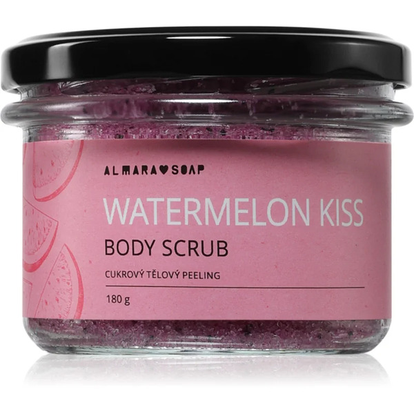  Almara Soap Body Scrub Scrub Corpo Allo Zucchero Per La Cellulite Con Profumazione Watermelon Kiss 180 G 