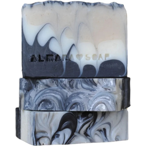  Almara Soap Natural Shave No More Sapone Fatto A Mano Per I Capelli, La Barba E Il Corpo Per Uomo 90 G 
