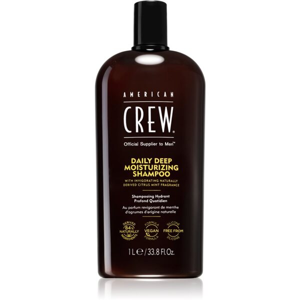  American Crew Daily Moisturizing Shampoo Shampoo Per Uso Quotidiano Effetto Idratante Per Uomo 1000 Ml 