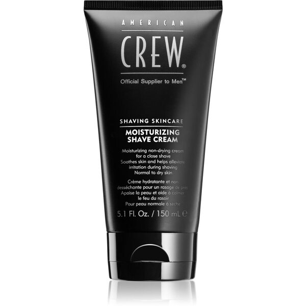  American Crew Shave & Beard Moisturizing Shave Cream Crema Da Barba Idratante Per Pelli Normali E Secche 150 Ml 