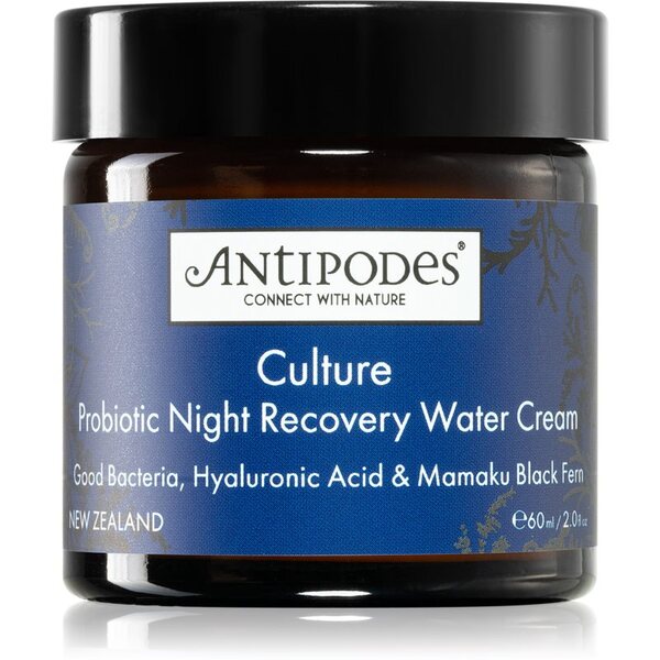  Antipodes Culture Probiotic Night Recovery Water Cream Crema Notte Rivitalizzante Intensa Con Probiotici 60 Ml 