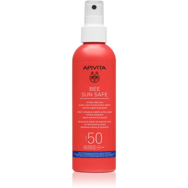  Apivita Bee Sun Safe Hydra Melting Ultra-light Spray Spf50 Latte Abbronzante Protettivo In Spray Spf 50 200 Ml 