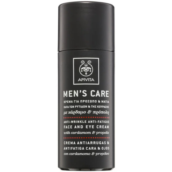  Apivita Men's Care Anti-wrinkle Anti-fatigue Face And Eye Cream Crema Antirughe Per Viso E Occhi 50 Ml 
