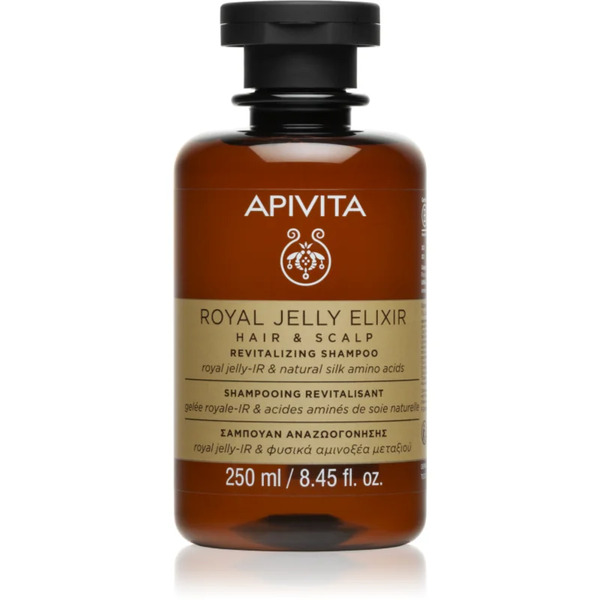  Apivita Royal Jelly Elixir Revitalizing Shampoo Shampoo Rivitalizzante Contro I Segni Di Invecchiamento Dei Capelli 250 Ml 