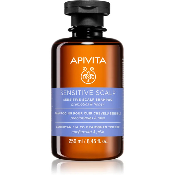  Apivita Sensitive Scalp Shampoo Shampoo Per Cuoi Capelluti Sensibili E Irritati Senza Sulfati 250 Ml 