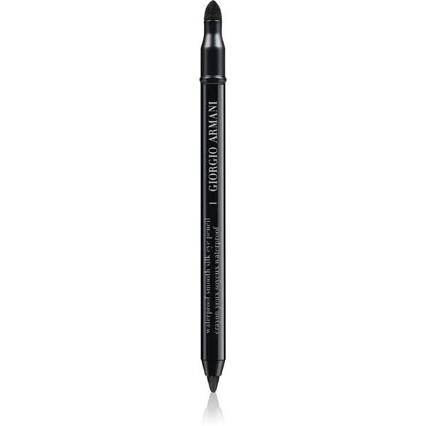  Armani Smooth Silk Waterproof Eye Pencil Matita Per Occhi Waterproof Con Applicatore Colore 01 Black 1.2 G 