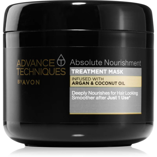  Avon Advance Techniques Absolute Nourishment Maschera Di Nutrimento Profondo Con Olio Di Argan 375 Ml 