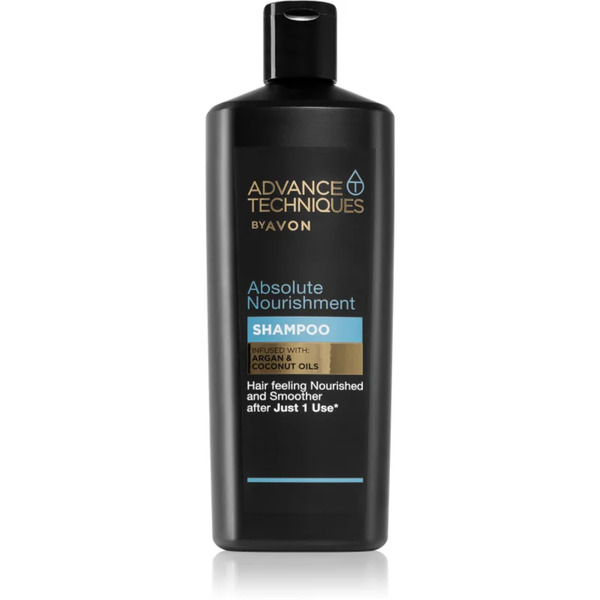  Avon Advance Techniques Absolute Nourishment Shampoo Nutriente All'olio Di Argan Del Marocco Per Tutti I Tipi Di Capelli 700 Ml 