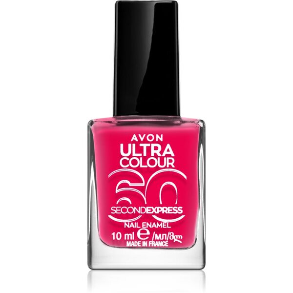  Avon Ultra Colour 60 Second Express Smalto Per Unghie E Asciugatura Rapida Colore Fun N Fuchsia 10 Ml 