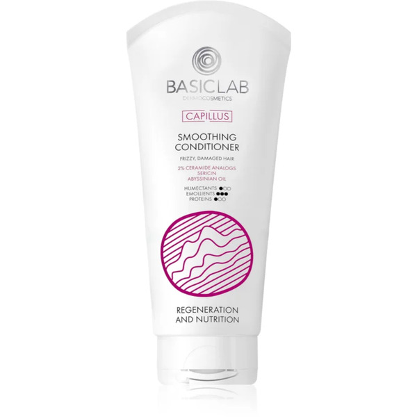  Basiclab Dermocosmetics Capillus Balsamo Lisciante Per Capelli Ribelli E Crespi 100 Ml 