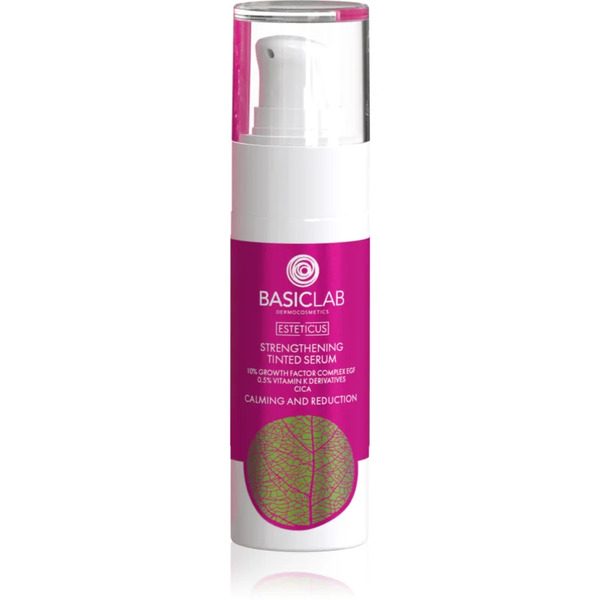  Basiclab Dermocosmetics Esteticus Siero Colorato Contro Gli Arrossamenti Della Pelle 10% Growth Factor Complex Egf 30 Ml 