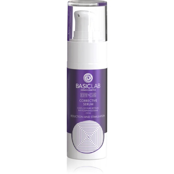  Basiclab Dermocosmetics Esteticus Siero Correttore Contro Le Macchie Della Pelle 0.05% Pure Retinal 30 Ml 