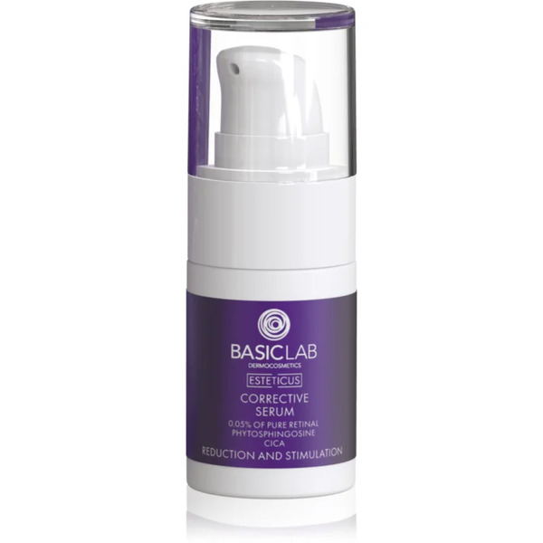  Basiclab Dermocosmetics Esteticus Siero Correttore Contro Le Macchie Della Pelle 0.05% Pure Retinal 15 Ml 