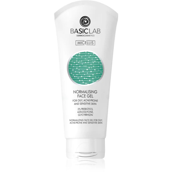  Basiclab Dermocosmetics Micellis Gel Detergente Normalizzante Per Pelli Grasse Con Tendenza All'acne 100 Ml 