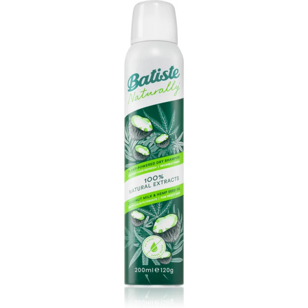  Batiste Naturally Coconut & Hemp Shampoo Secco Per Assorbire Il Sebo In Eccesso E Rinfrescare I Capelli 200 Ml 