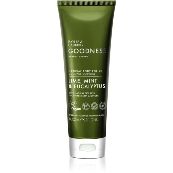  Baylis & Harding Goodness Awaken Senses Scrub Rinfrescante Corpo Profumi Lime, Mint & Eucalyptus 225 Ml 