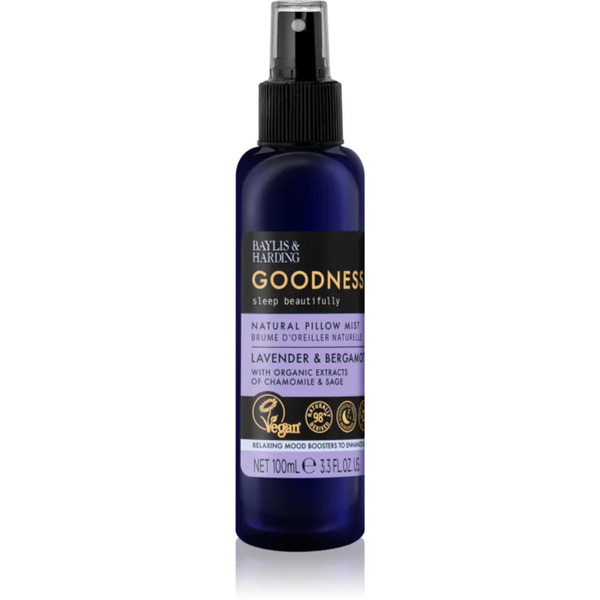  Baylis & Harding Goodness Sleep Beautifully Spray Per Cuscino Per Un Sonno Tranquillo Lavender & Bergamot 100 Ml 
