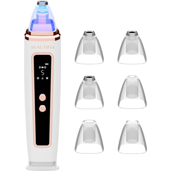  Beautifly B-derma Ice Sistema Di Pulizia Del Viso Sottovuoto Per La Terapia Del Caldo E Del Freddo 1 Pz 