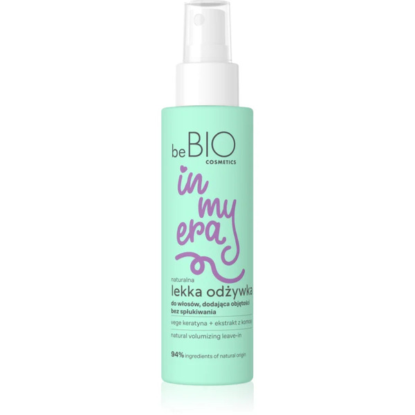  Bebio In My Era Natural Lightweight Volumizing Balsamo Spray Senza Risciacquo Per Il Volume Dei Capelli 100 Ml 