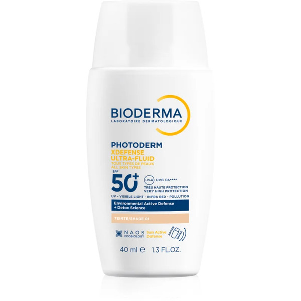  Bioderma Photoderm Xdefense Tinted Protezione Solare Dal Finish Colorato E Texture Leggera. Spf 50+ Colore 01 Very Light 40 Ml 