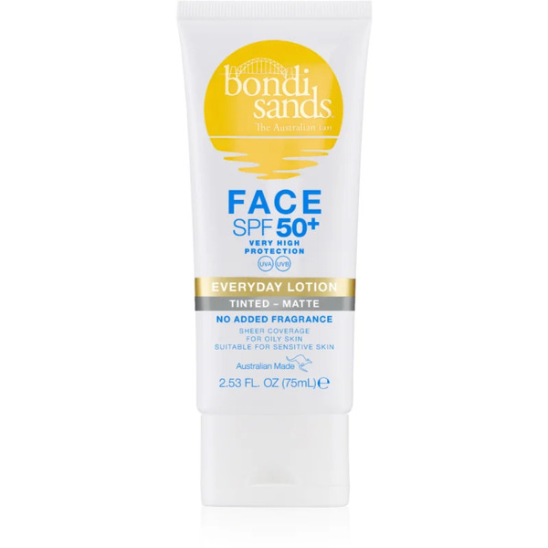  Bondi Sands Spf 50+ Everyday Face Lotion Crema Protettiva Colorata Viso Per Un Finish Opaco Spf 50+ 75 Ml 