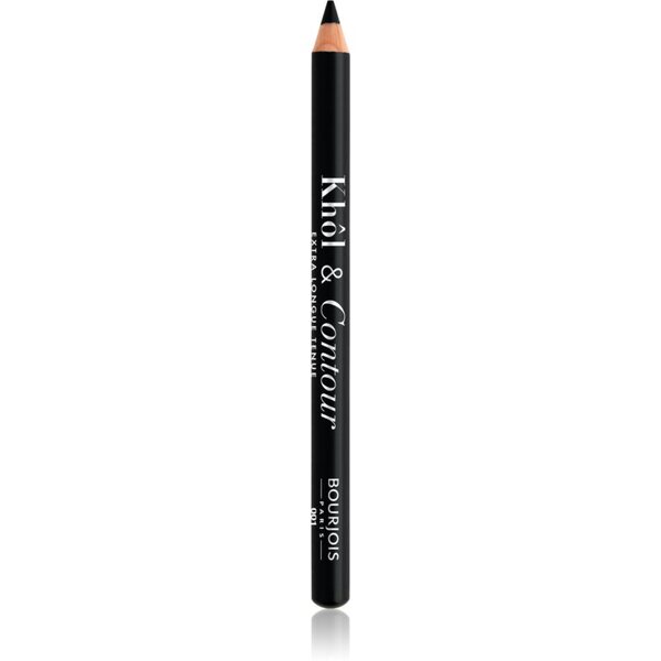  Bourjois Khôl & Contour Extra Longue Tenue Matita Occhi Lunga Durata Con Temperamatite Colore 001 Noir-issime 1,2 G 