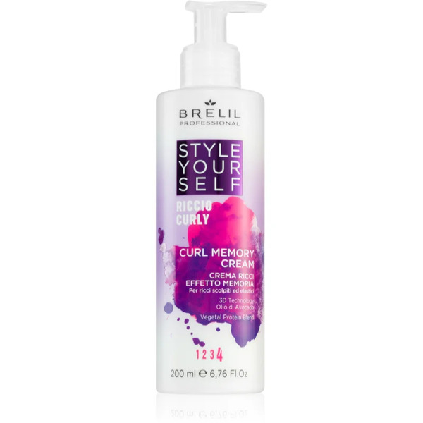  Brelil Professional Style Yourself Curl Memory Cream Crema Modellante Per Capelli Mossi E Ricci 200 Ml 