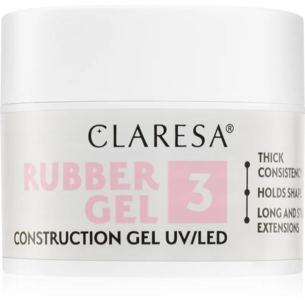  Claresa Rubber Gel Construction Gel Uv/led Smalto Gel Per La Ricostruzione Delle Unghie Colore 03 12 G 