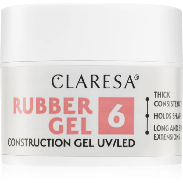  Claresa Rubber Gel Construction Gel Uv/led Smalto Gel Per La Ricostruzione Delle Unghie Colore 06 12 G 