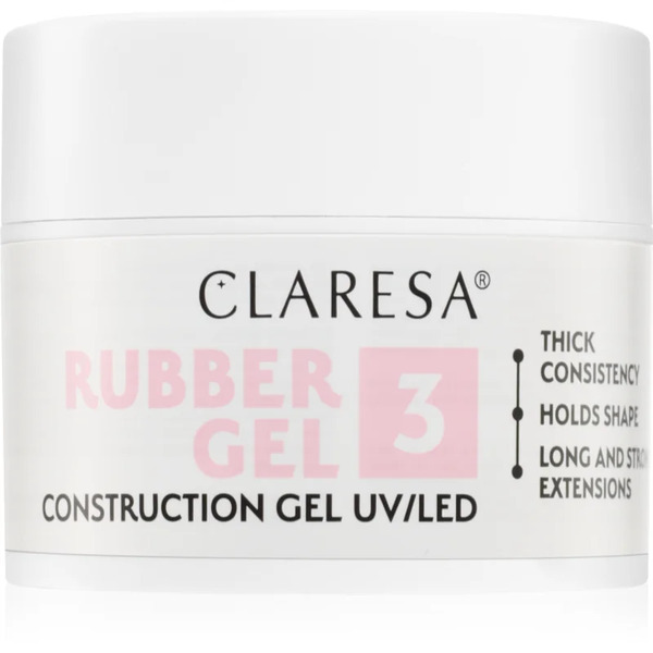  Claresa Rubber Gel Construction Gel Uv/led Smalto Gel Per La Ricostruzione Delle Unghie Colore 03 45 G 