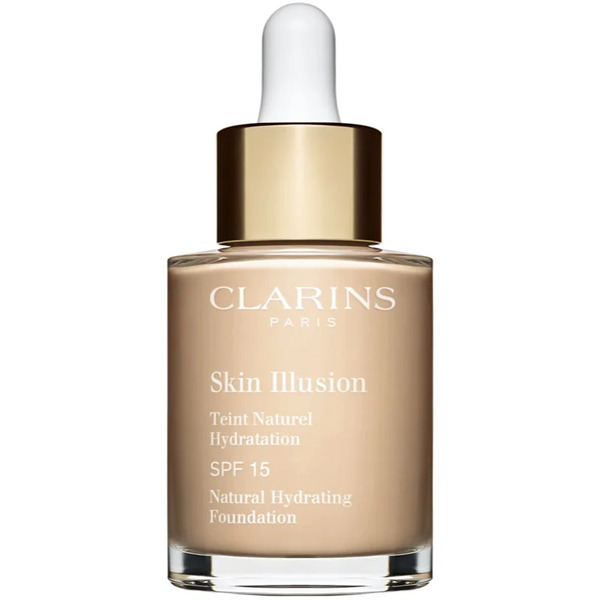  Clarins Skin Illusion Natural Hydrating Foundation Fondotinta Idratante Illuminante Spf 15 Colore 103n Ivory 30 Ml 