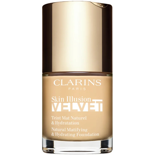  Clarins Skin Illusion Velvet Fondotinta Liquido Con Finish Matte Effetto Nutriente Colore 100,5w 30 Ml 